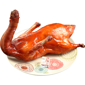北京果木脆皮爆烤鸭腌料烧腊技术配方吊炉片皮手撕啤酒鸭视频教程