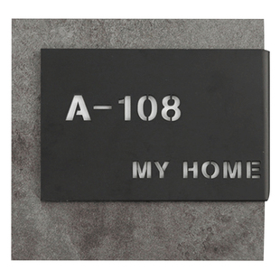 高端门牌别墅楼号牌挂牌门号牌创意家用住宅现代定制号码牌展示牌
