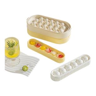 双枪冰格模具家用制冰冰块易脱模冻冰冰箱创意花样冰盒制冰块神器