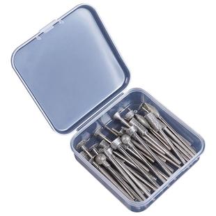 金刚砂磨针玉石雕刻磨头棒专业电动工具牙机电磨开窗去皮大全套装