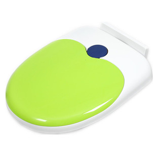 通用缓降彩色子母马桶盖加厚静音大人小孩坐便盖UVO型亲子厕所板