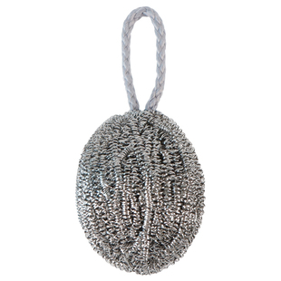 钢丝球清洁球家用不掉丝厨房专用升级带绳洗碗食品级304不锈钢球