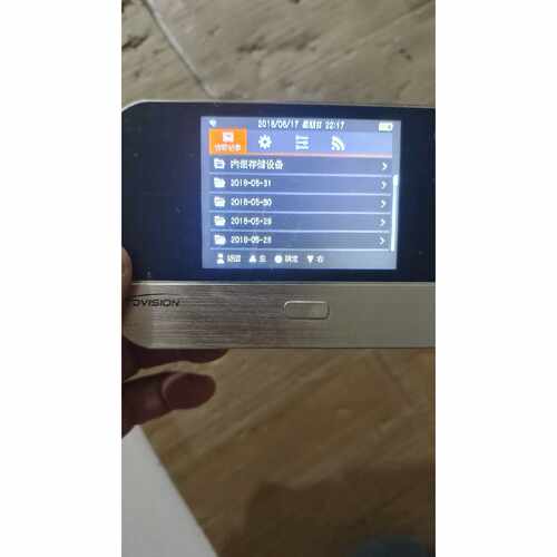 议价天盾威视智能WⅰFⅰ可视猫眼， 型号:TSD-C32W，开机