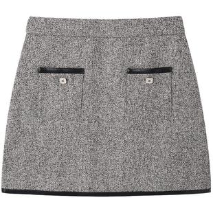 太平鸟女装年秋冬款小香风短A裙A1GEE4112