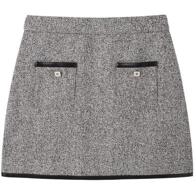 太平鸟女装年秋冬款小香风短A裙A1GEE4112