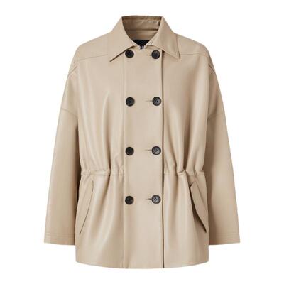 IMM尹默英伦风双排扣风衣外套