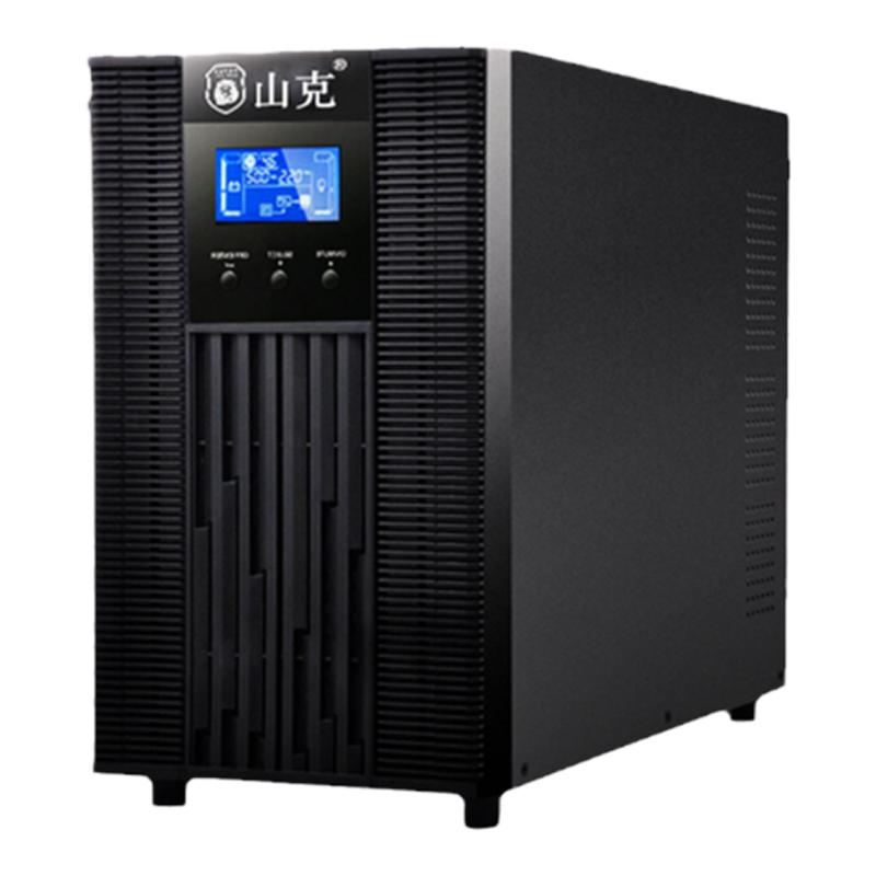 山克在线式ups220v不间断电源3KVA/2400W机房服务器SC3KS 6H套餐