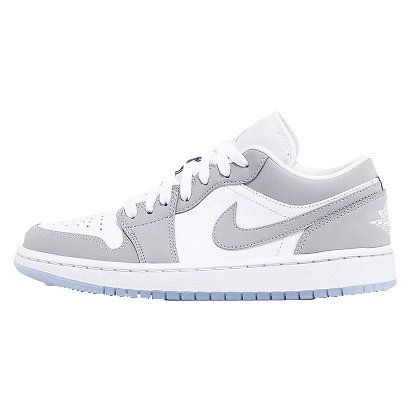 NIKE女鞋Air Jordan 1 Low AJ1烟灰雾霾白灰低帮休闲鞋DC0774-105