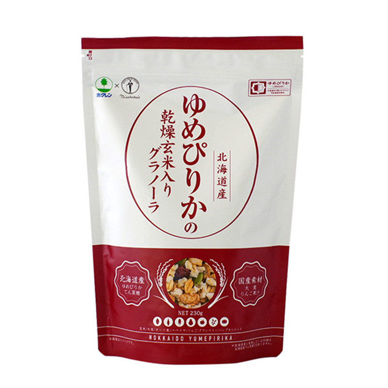【日本直邮】日本食品北海道玄米粗粮麦片230g/袋