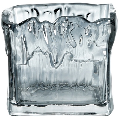 冰川纹方缸创意正方形绿植物白掌