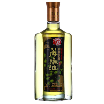 健康玻璃瓶装涛胖品牌藤椒油250ML四川洪雅特产汉源特麻青花椒油