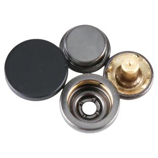 羽绒服金属四合扣衣服按扣免缝钉扣圆形纽扣扣子儿童暗扣子母扣