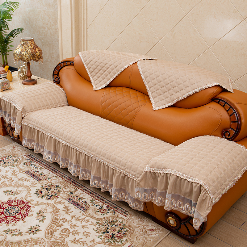 皮沙发垫防滑四季通用皮沙发坐垫子皮质沙发专用垫老式皮沙发套罩