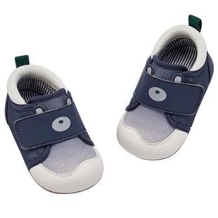 戴维贝拉女宝步前鞋软底2026春季新款男宝室内学步婴儿鞋子婴幼儿