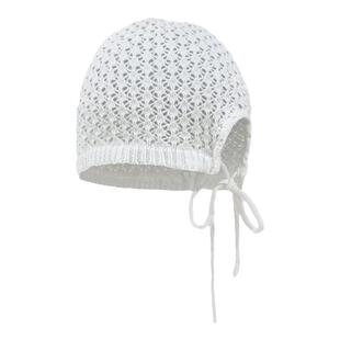 韩国代购 林珍娜同款针织帽包头帽ins风侧绑带镂空设计帽子女