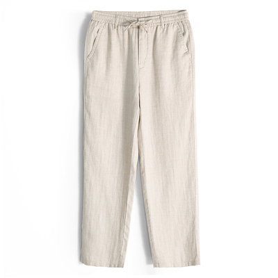 Mind Bridge2026春季新款男士高端莱赛尔亚麻混纺休闲裤直筒裤子