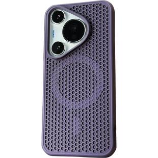 呆芒磁吸透气散热磨砂适用华为pura70pro新款夏季手机壳mt50防摔高级感男生60纯色女小众Mate70专用外壳Pro +