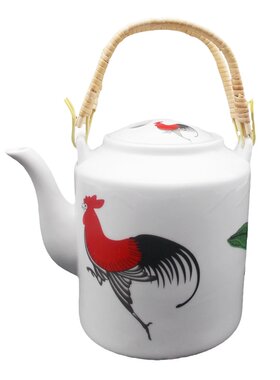 鸡公提梁壶陶瓷怀旧中式大茶壶