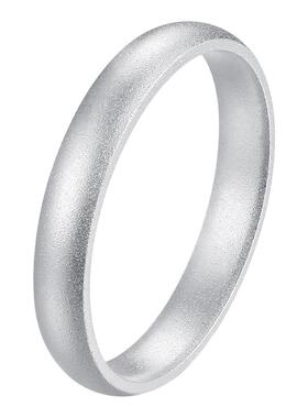 999足银女士古法泥鳅背闭口戒指