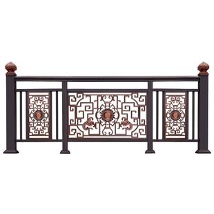 博盾别墅护栏铝合金阳台护栏铝艺护栏围栏杆中式扶手铁艺楼梯露台