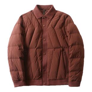 柜1990！轻量三防针织领！秋冬男士都市休闲羽绒服百搭夹克外套