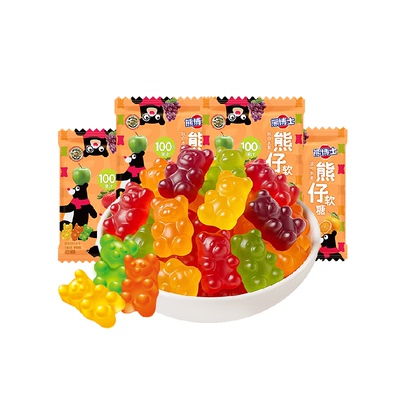 徐福记小熊软糖真果汁208g