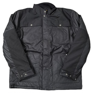 夹棉加厚推土机作业美式劳保多口袋工装宽松立领夹克外套Y020包邮