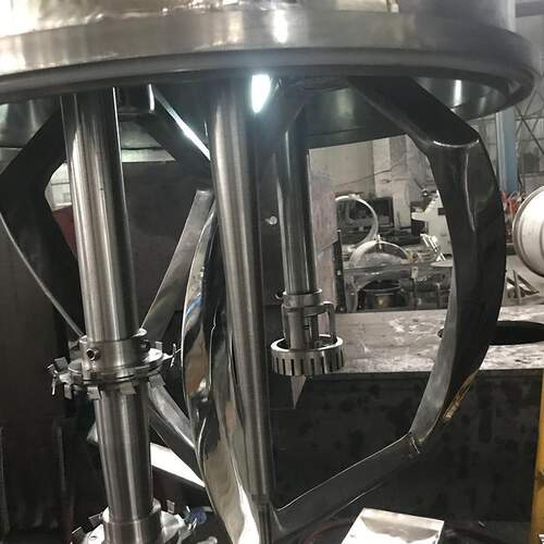 双层可控温定时导热油高温加热 树脂热融胶导热胶 液体搅拌机