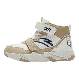 高帮稳步鞋|安踏儿童25秋冬篮球文化幼儿园鞋防滑入园鞋运动板鞋