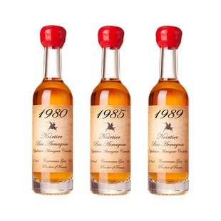 法国原瓶进口1980-1989年份雅文邑白兰地Armagnac洋酒礼盒装50ML