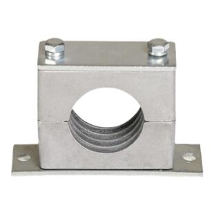 铝合金管夹液压管夹轻型带安装孔式油管管夹船用管卡固定夹6-42mm