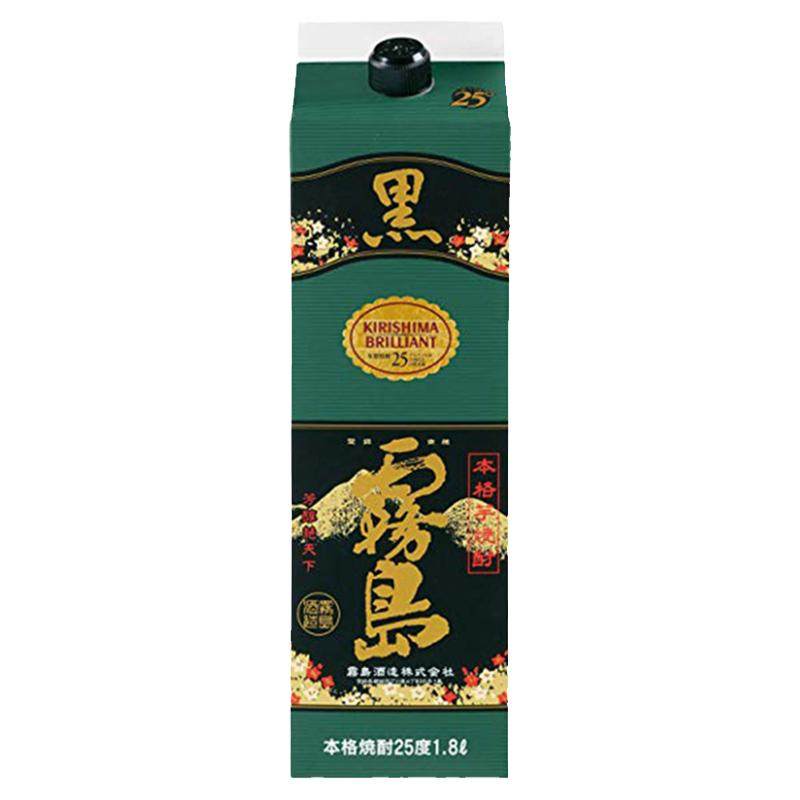 黑雾岛日本进口本格甘薯烧酎芋烧酒1800ml 1.8L纸盒装 泡梅子酒