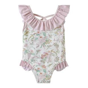 嫚熙童装男宝分体泳衣儿童凉感小童2026新款夏季男童防晒连身泳装