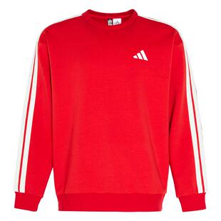 时尚休闲柔软三条纹宽松针织卫衣男秋冬adidas阿迪达斯官方轻运动