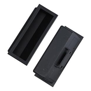 LS102暗拉手内嵌式明装机箱柜门把手LS105方形塑料机床提手工业用