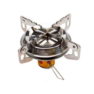 户外便携式迷你炉头野营野餐骑行垂钓野餐炉具一体式煮茶丁烷气炉