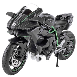 川奇摩托车模型h2r合金仿真七夕礼物送男友机车手办摆件汽车跑车