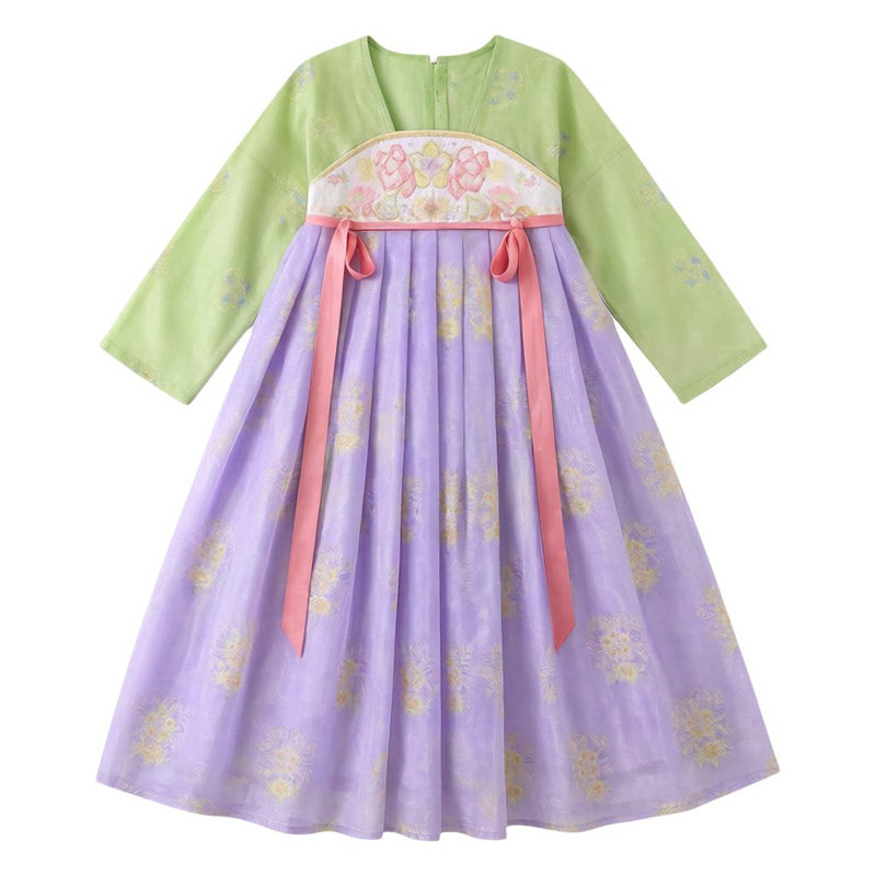 汉服女童秋季长袖绝美古风公主裙