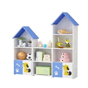 儿童书柜 客厅置物架 书架 落地多层 靠墙组合 阅读柜 宝宝玩具架