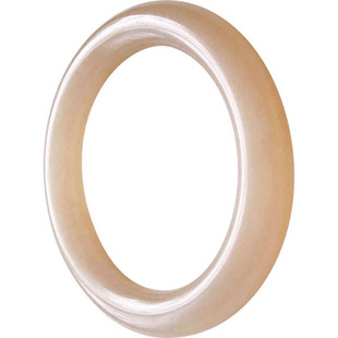 和田玉手镯羊脂白玉碧玉高冰湖晴水藕粉糖白玉烟紫天然和田玉镯子