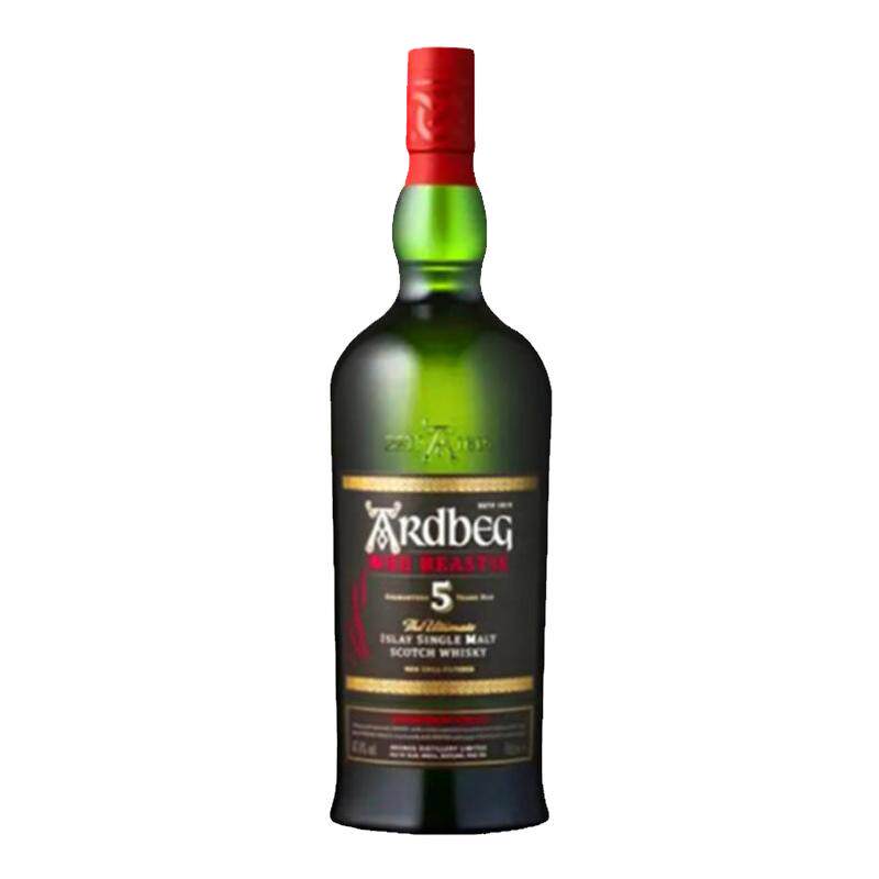 雅柏/Ardbeg 阿贝5年700ML小怪兽苏格兰艾雷岛单一麦芽威士忌泥煤
