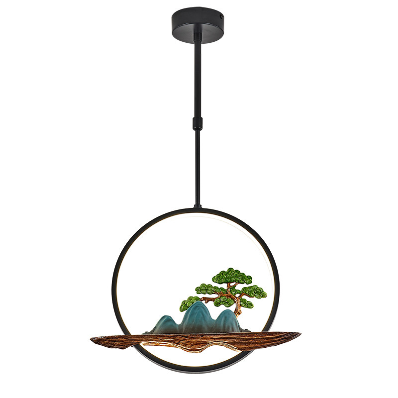 佛室灯茶室小吊灯禅意书房灯具
