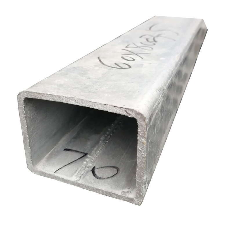 厂价直销Q195-Q235友发镀锌方矩管50*100*4.0发电玻璃幕墙方管