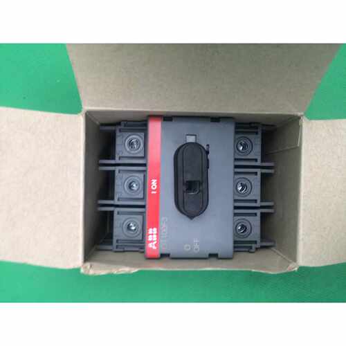 议价OT100F3 原装正品ABB隔离开关3P 100A导轨安装