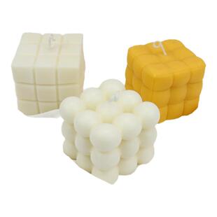 单个6连魔方创意魔球蜡烛肥皂硅胶模具慕斯蛋糕模具香薰石膏摆件