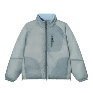 美国ELEMENT滑板羽绒服男宽松立领暗纹轻量化90白鸭绒加厚外套潮