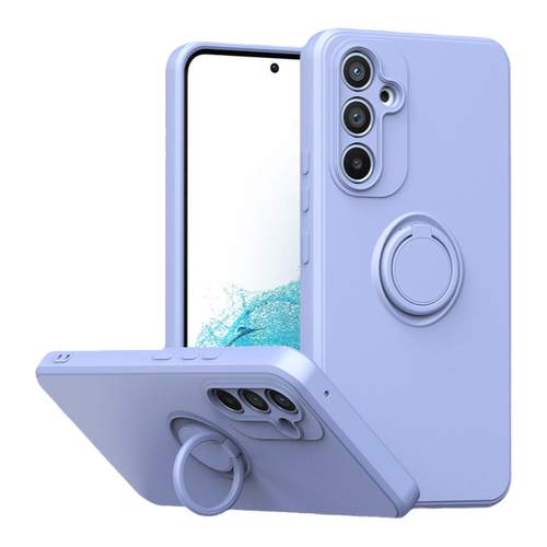 适用三星A14 5G手机壳A04S指环A16支架A53卡通硅胶A13 4G全包边A23磨砂S24FE防摔A55保护套A33创意情侣女A24