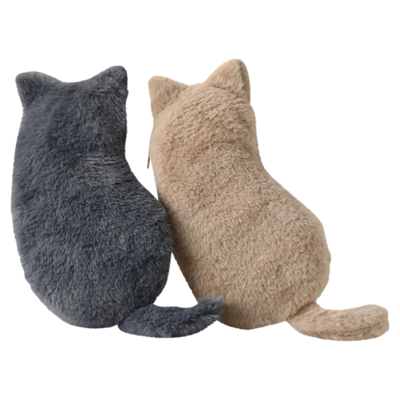 日本仲林大容量笔袋猫咪毛绒