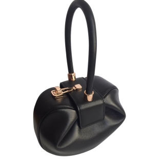 真皮手提包女小包小众饺子包云吞馄饨水桶包手拎手拿包圆形小圆包