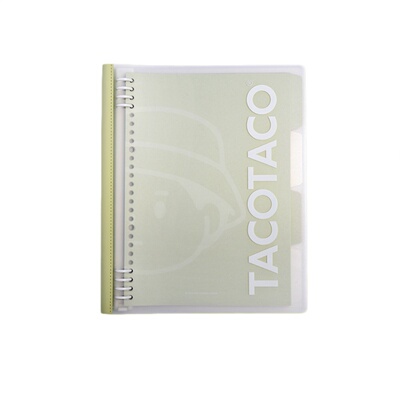 TACOTACO软背不硌手活页本B5横线笔记本子360度自由翻折可拆卸替芯加厚学生考研线圈错题本活页纸日记记事本